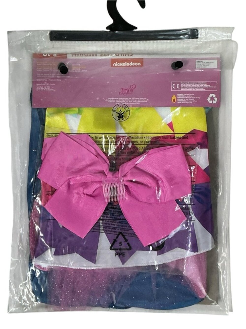 JoJo Siwa Boomerang Music Video Costume Nickelodeon Rubies Girls Medium (8-10) - Picture 3 of 12